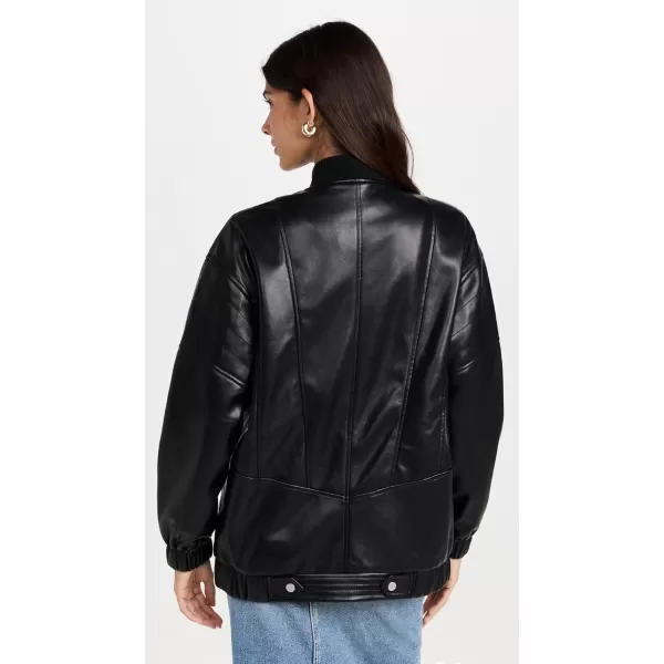 Avec Les Filles Womens Bomber JacketBlack