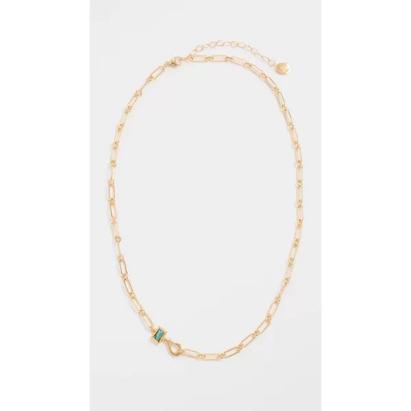 Chan Luu Womens Chain Necklace with Turquoise Beadvermeil