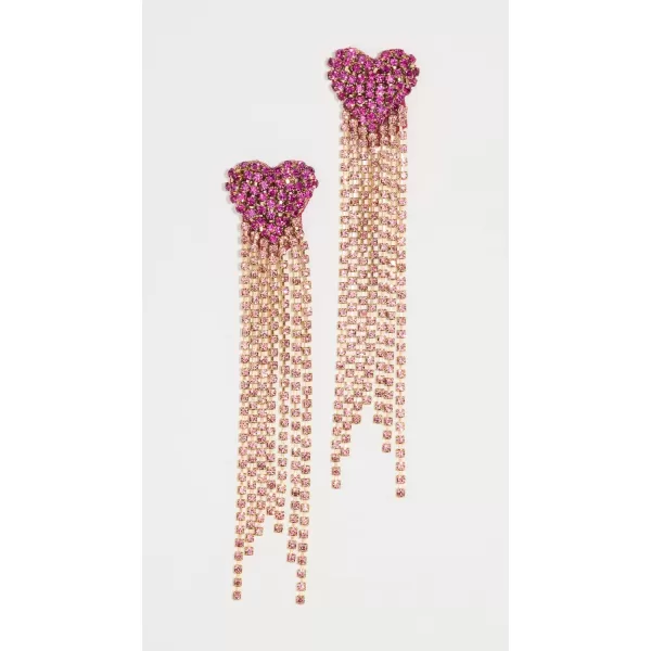 Deepa Gurnani Womens Deepa By Deepa Gurnani Divina EarringsFuchsia