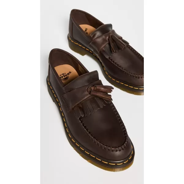 Dr Martens Adrian Dark Brown LoafersDark Brown Crazy Horse