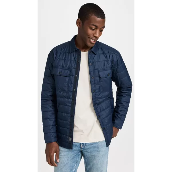 Faherty Mens Atmosphere Shirt JacketNavy