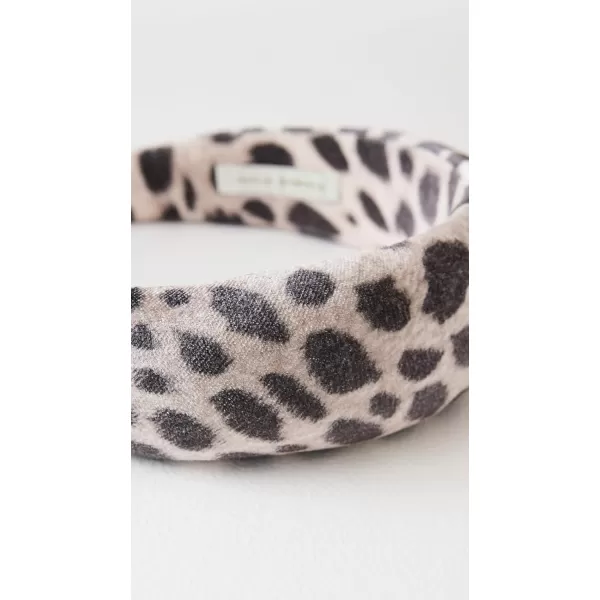 Loeffler Randall Womens Bellamy Oversized HeadbandLeopard