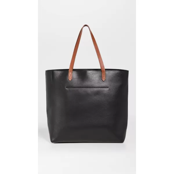 Madewell Womens The ZipTop Transport ToteTrue Black Brown