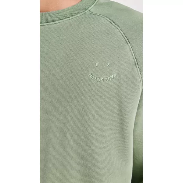 PS by Paul Smith Mens Ps Happy SweatshirtGreen