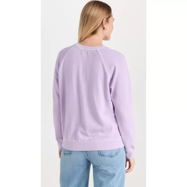 SUNDRY Womens Rainbow SweatshirtPigment Lavender