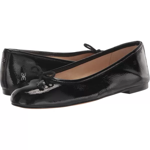 Sam Edelman Womens Felicia Ballet FlatsBlack Patent Luxe