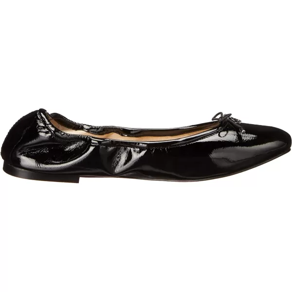 Sam Edelman Womens Felicia Ballet FlatsBlack Plush Patent