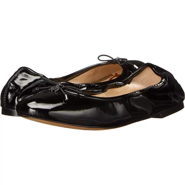 Sam Edelman Womens Felicia Ballet FlatsBlack Plush Patent