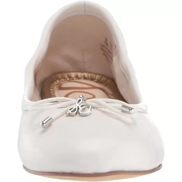 Sam Edelman Womens Felicia Ballet FlatsBright White Leather