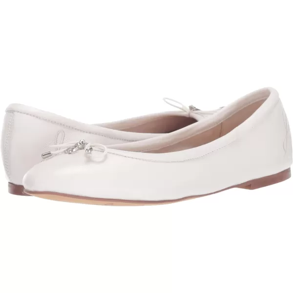 Sam Edelman Womens Felicia Ballet FlatsBright White Leather