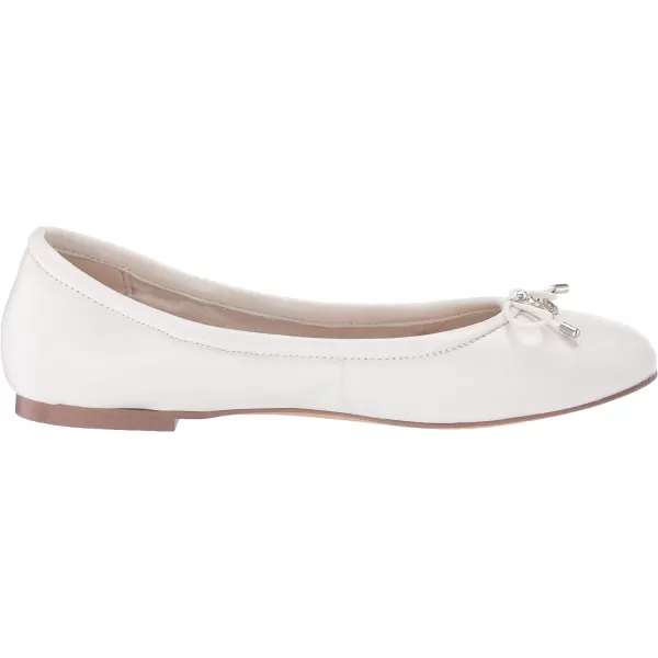 Sam Edelman Womens Felicia Ballet FlatsBright White Leather