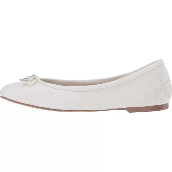 Sam Edelman Womens Felicia Ballet FlatsBright White Leather