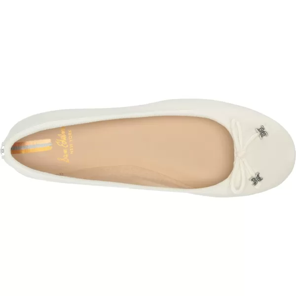 Sam Edelman Womens Felicia Ballet FlatsBright White Luxe