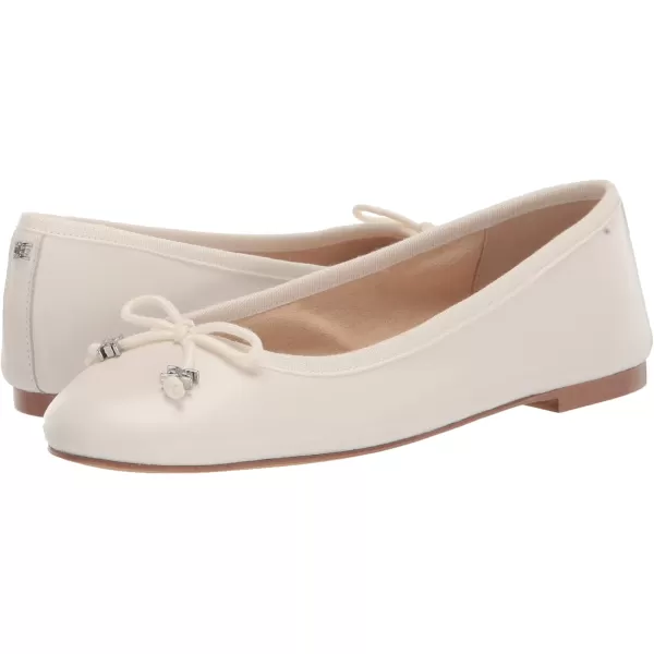 Sam Edelman Womens Felicia Ballet FlatsBright White Luxe