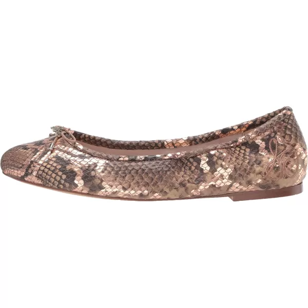 Sam Edelman Womens Felicia Ballet FlatsBrown Snake Print