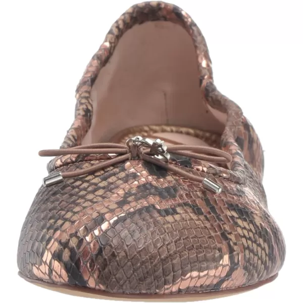 Sam Edelman Womens Felicia Ballet FlatsBrown Snake Print