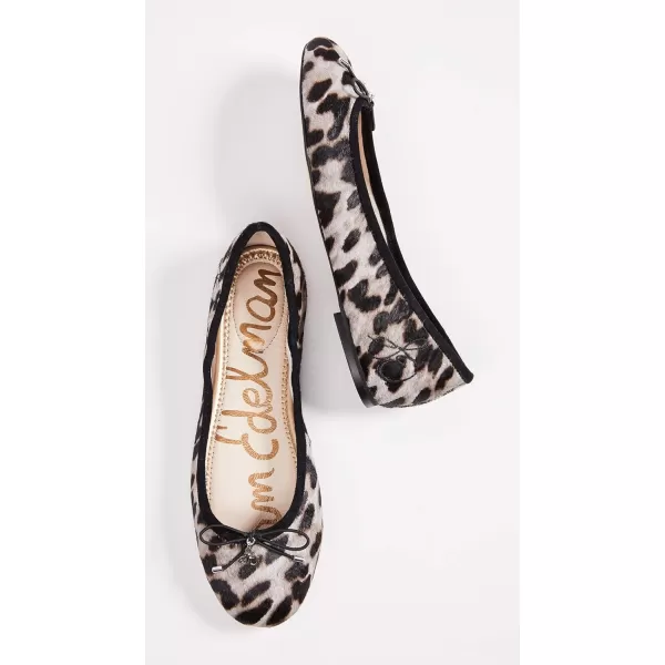 Sam Edelman Womens Felicia Ballet FlatsGreyMulti Leopard