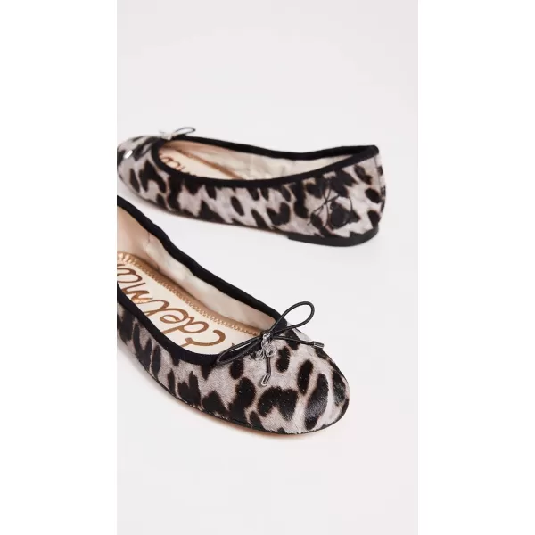 Sam Edelman Womens Felicia Ballet FlatsGreyMulti Leopard