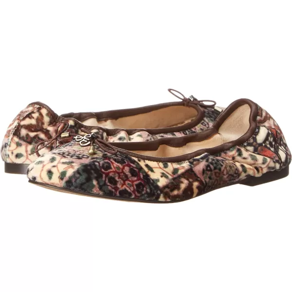 Sam Edelman Womens Felicia Ballet FlatsIvory Multi