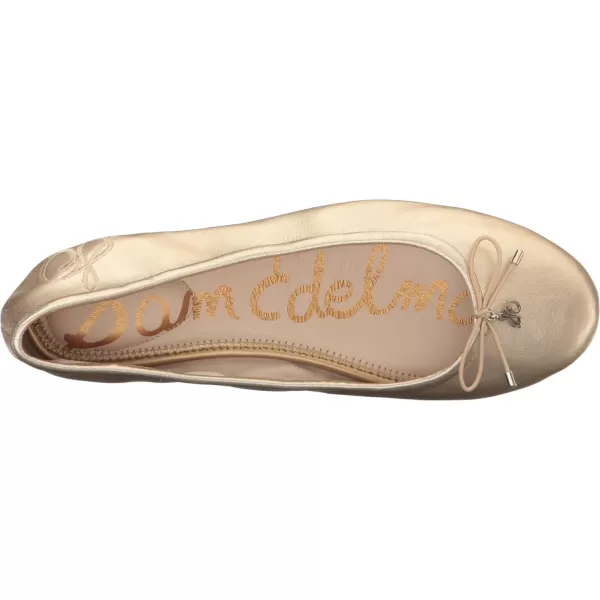 Sam Edelman Womens Felicia Ballet FlatsMolten Gold Soft Metallic Sheep Leather