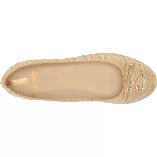 Sam Edelman Womens Felicia Ballet FlatsNatural Multi Luxe