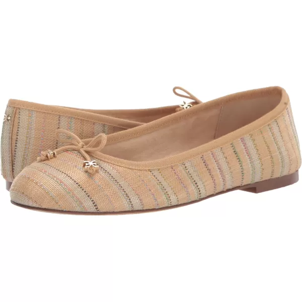 Sam Edelman Womens Felicia Ballet FlatsNatural Multi Luxe