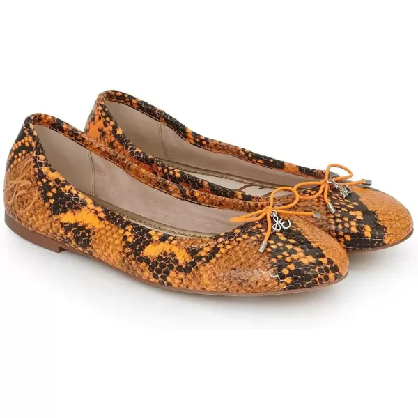 Sam Edelman Womens Felicia Ballet FlatsNeon Orange