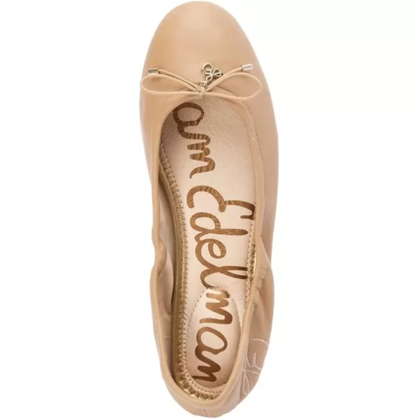 Sam Edelman Womens Felicia Ballet FlatsNude Leather