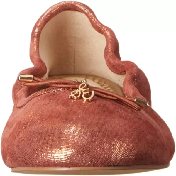 Sam Edelman Womens Felicia Ballet FlatsRust Pink