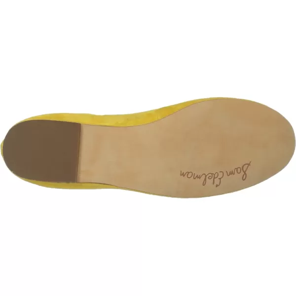 Sam Edelman Womens Felicia Ballet FlatsSunset Yellow Suede