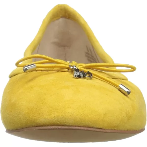 Sam Edelman Womens Felicia Ballet FlatsSunset Yellow Suede