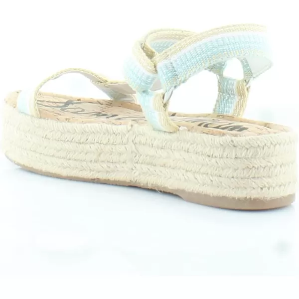 Sam Edelman Womens Gigi Thong SandalAqua Multi Woven