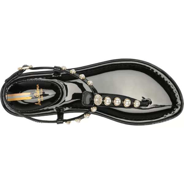 Sam Edelman Womens Gigi Thong SandalBlack Pearl