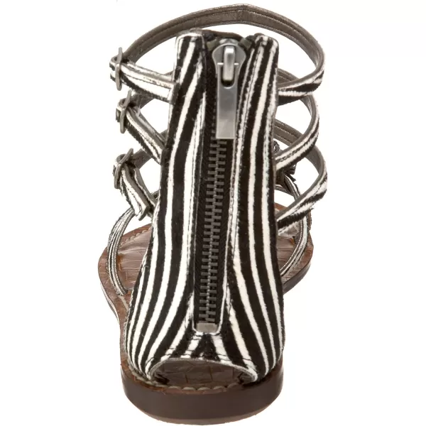 Sam Edelman Womens Gigi Thong SandalBlackIvory Zebra