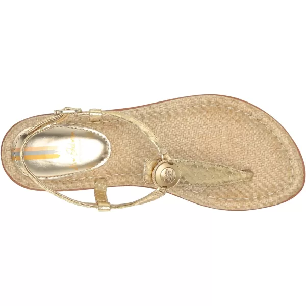 Sam Edelman Womens Gigi Thong SandalGold Signet