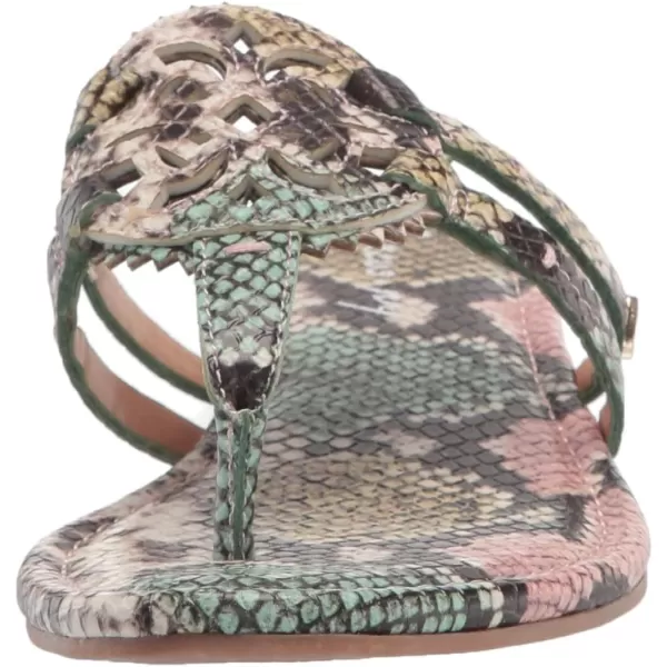 Sam Edelman Womens Gigi Thong SandalPastel Multi Snake Print