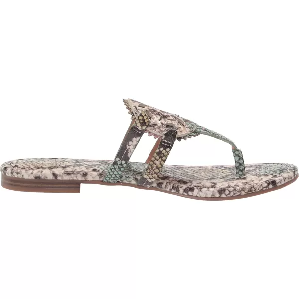 Sam Edelman Womens Gigi Thong SandalPastel Multi Snake Print