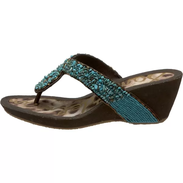 Sam Edelman Womens Gigi Thong SandalTurquoise