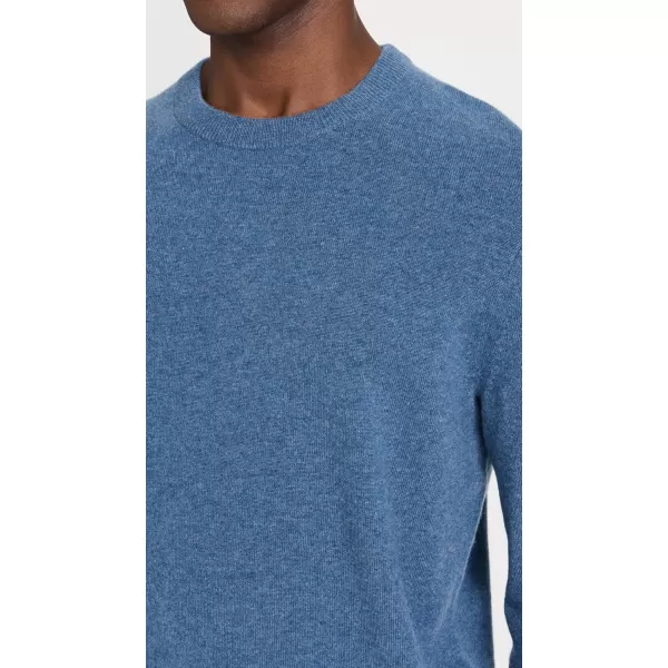 Theory Mens Hilles Crew Cashmere SweaterIndigo Melange