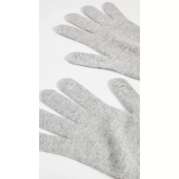 Vince Womens Boiled Cashmere Knit GlovesHeather Grey