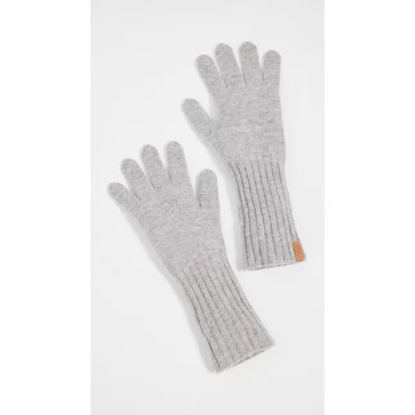 Vince Womens Boiled Cashmere Knit GlovesHeather Grey