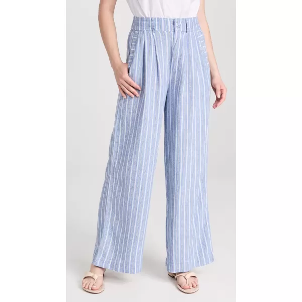 Z SUPPLY Womens Taylor Striped PantsMarina Blue