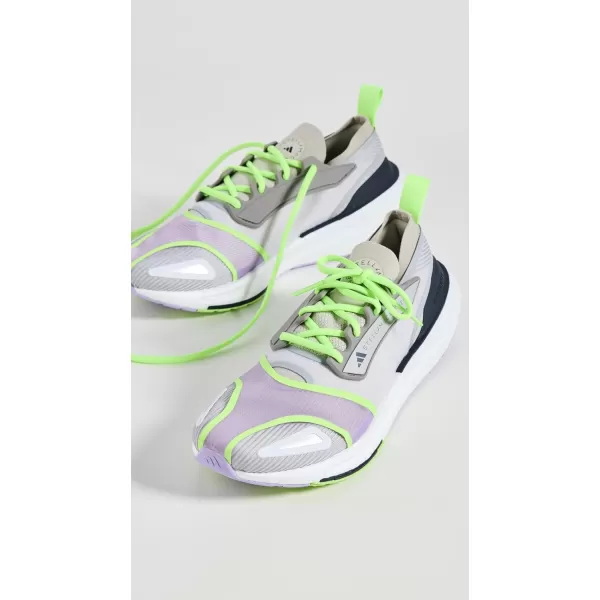 adidas by Stella McCartney Womens aSMC UB 23 Lower Footprint SneakerGobiFlashgreenPurpleglow