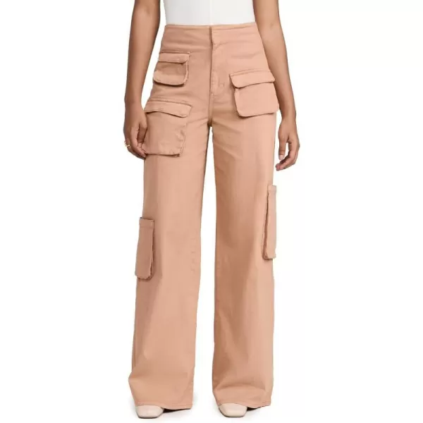 AFRM Womens Maxwell Wide Leg Cargo PantsPraline