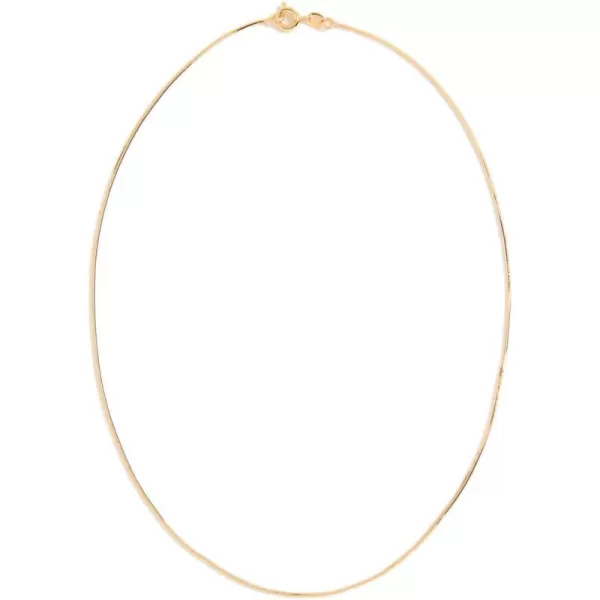Alexa Leigh Womens Mini Snake NecklaceGold