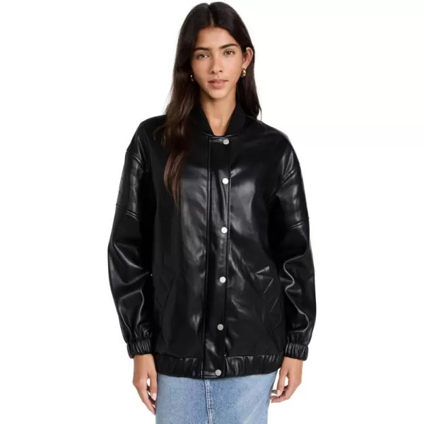 Avec Les Filles Womens Bomber JacketBlack