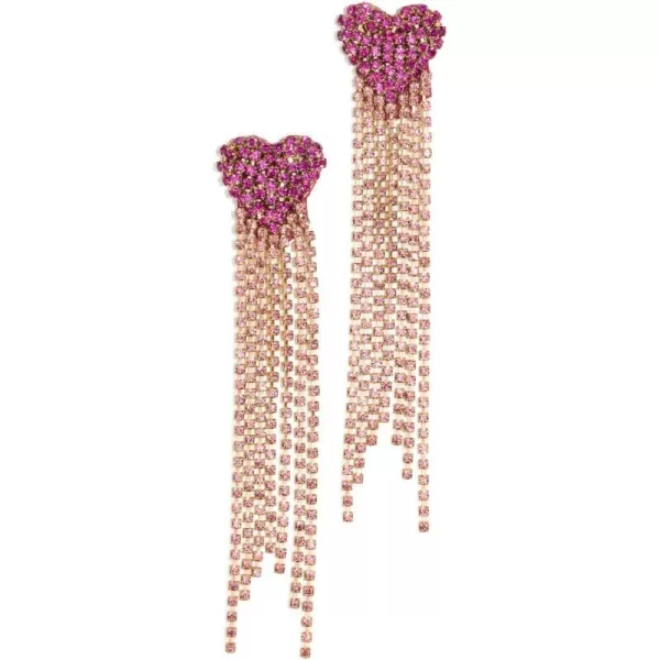 Deepa Gurnani Womens Deepa By Deepa Gurnani Divina EarringsFuchsia