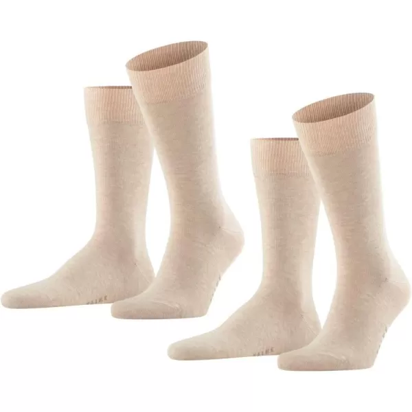 FALKE Men Happy 2Pack M SoBeige Sand Melange 4650