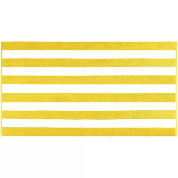 Kassatex Womens Cabana Stripe Beach Towel Coral Beach Towel2 Beach Towels Yellow