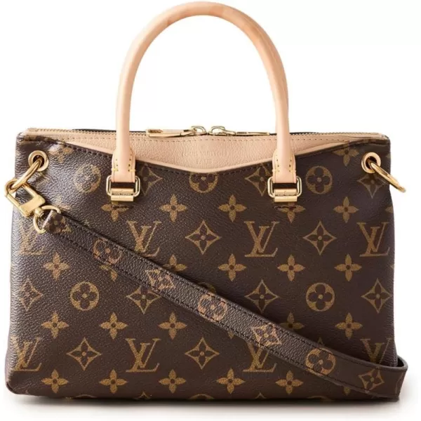 Louis Vuitton Womens PreLoved Pallas Tote MonogramBrown